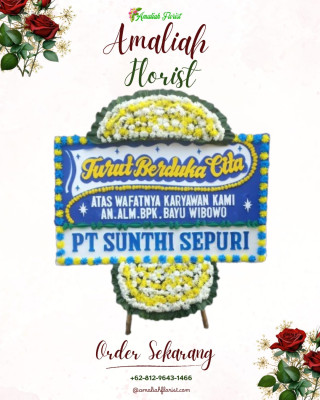 Papan Bunga Duka di Tugurejo