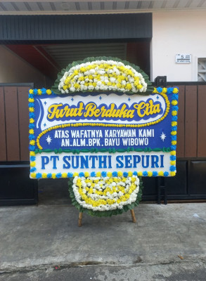 Papan Bunga Duka di Tugurejo
